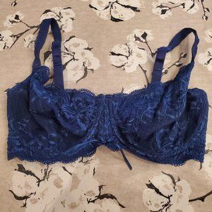 Blue Lace Bra- 34DD